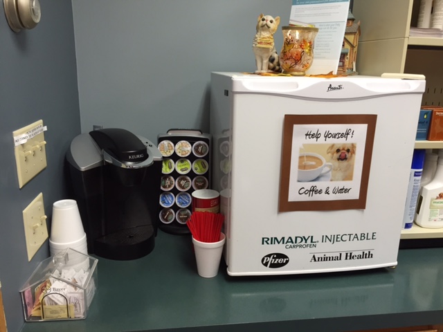 Waiting Room Coffee Area